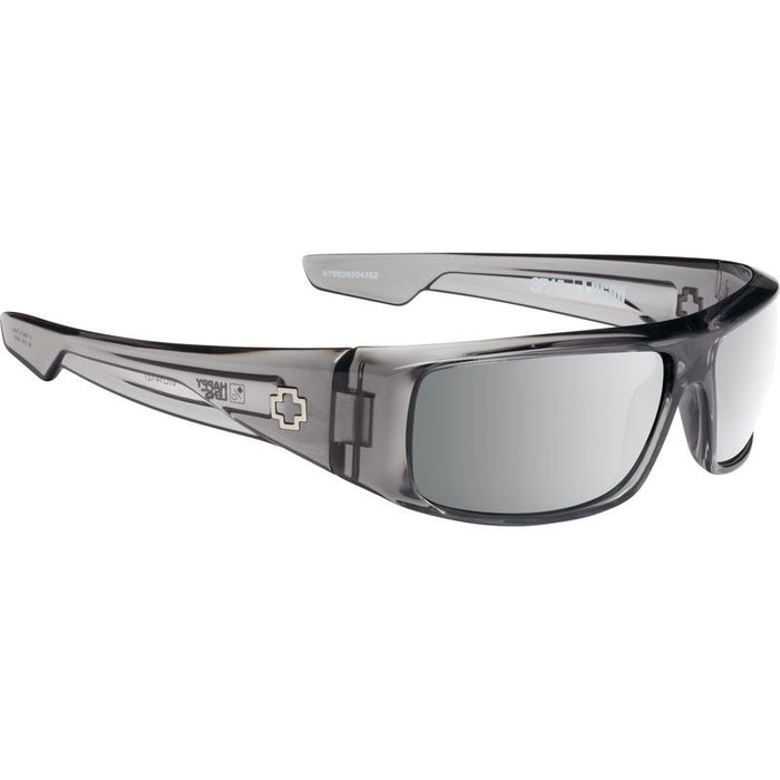 Logan, Clear Smoke/Happy Grey Green Silver Mirror Lenses