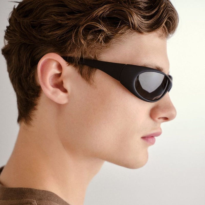 Logan, Black Rubber/Green Polarised Lenses