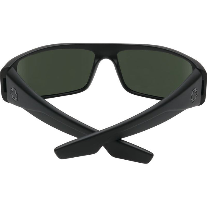 Logan, Soft Matte Black/Happy Grey Green Lenses