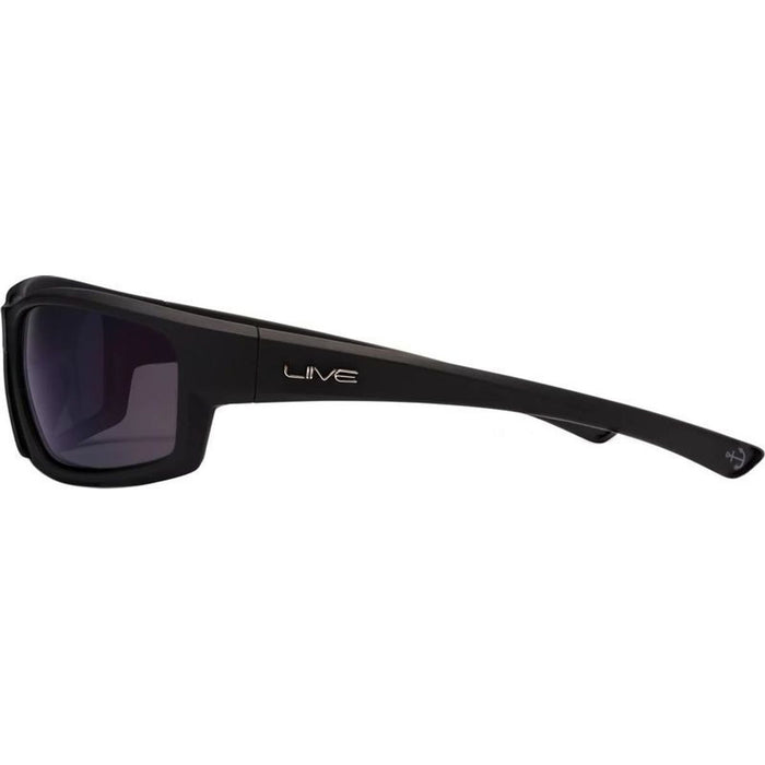Long Tail, Matte Black/Blue Mirror Polarised Lenses