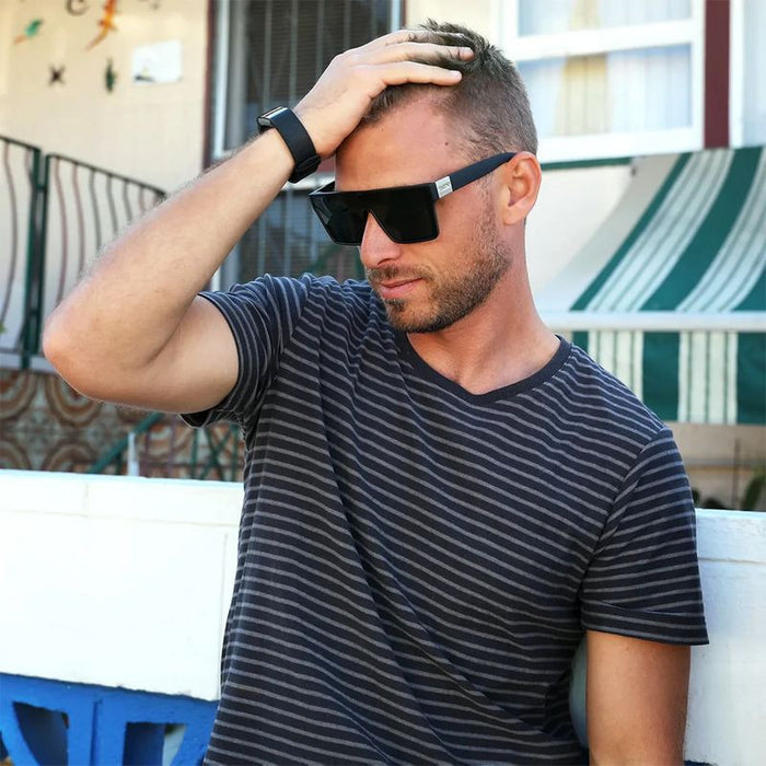 Loose Cannon, Matte Black Monster/Grey Polarised Lenses