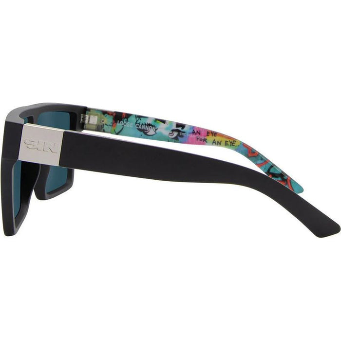 Loose Cannon, Black/Pink Mirror Polarised Lenses