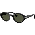 Loris PO3378S, Black/Green Glass Lenses 51 Eye Size