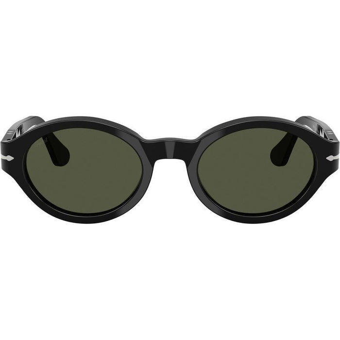 Loris PO3378S, Black/Green Glass Lenses 51 Eye Size