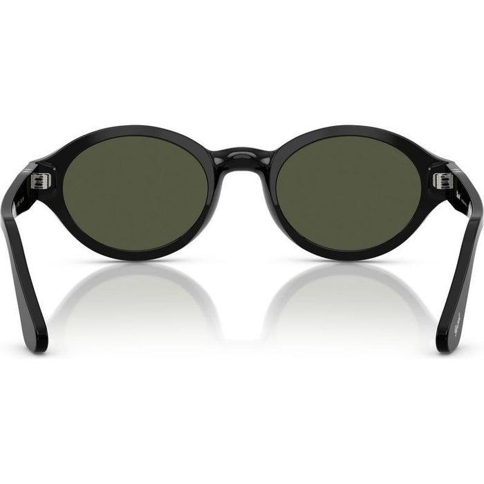 Loris PO3378S, Black/Green Glass Lenses 51 Eye Size