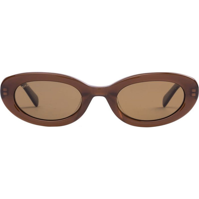 Lourdes, Milky Coco/Brown Polarised Lenses