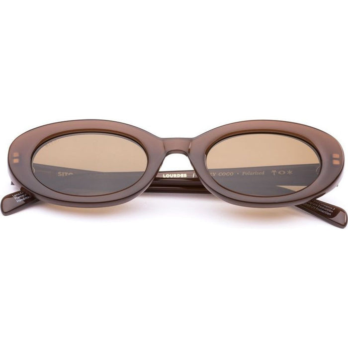 Lourdes, Milky Coco/Brown Polarised Lenses