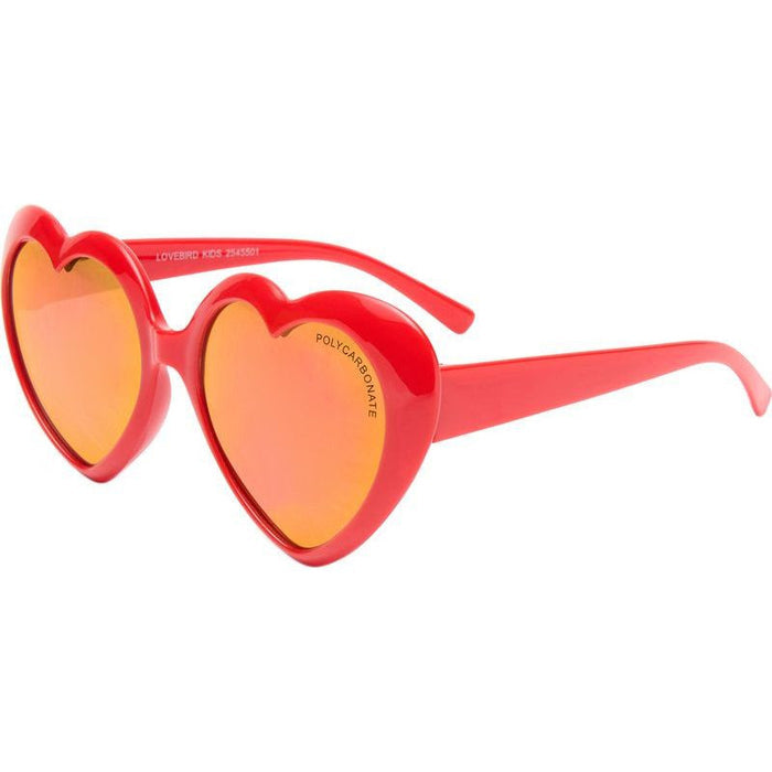 Lovebird - Kids, Red/Red Mirror Lenses