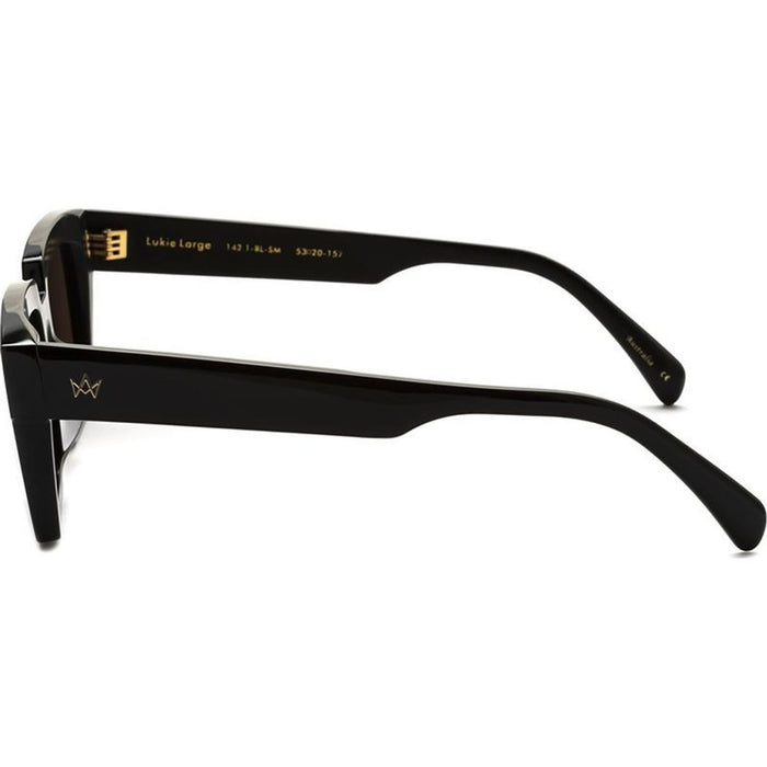 Lukie Large, Black/Smoke Polarised Lenses