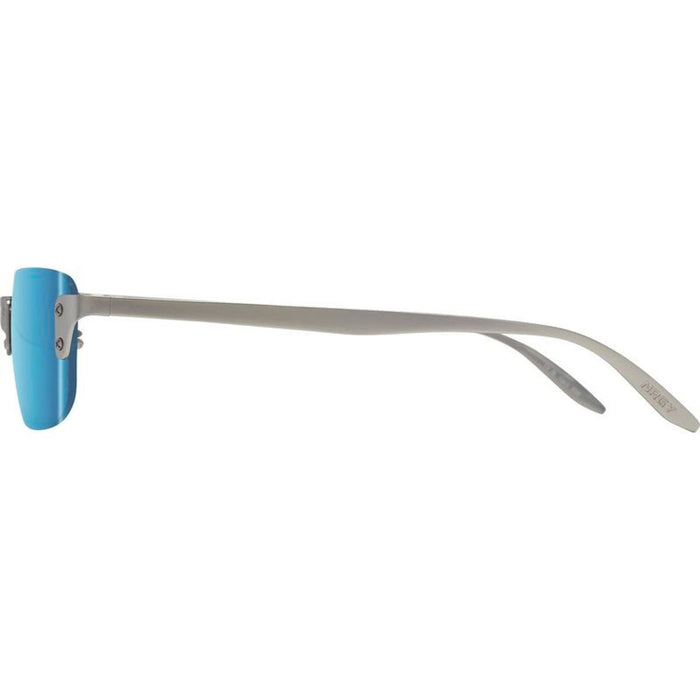 Luna 2, Satin Chrome/Blue Water Mirror Polarised Lenses