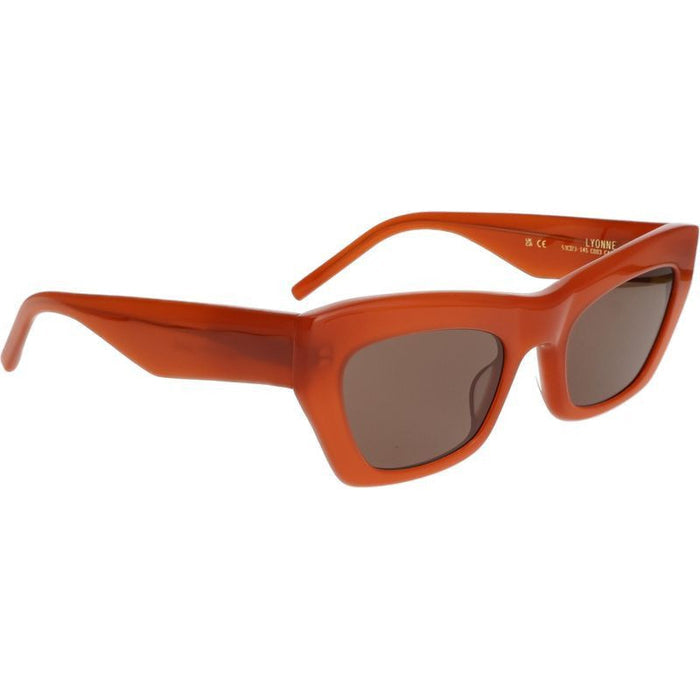 Lyonne, Orange/Brown Lenses