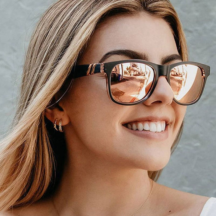 M Class X2, Crystal Wave Matte Cool Grey/Champagne Mirror Polarised Lenses