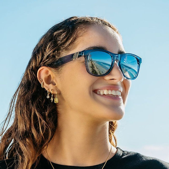 M Class X2, Deep Blue Crystal Blue/Silver Mirror Polarised Lenses