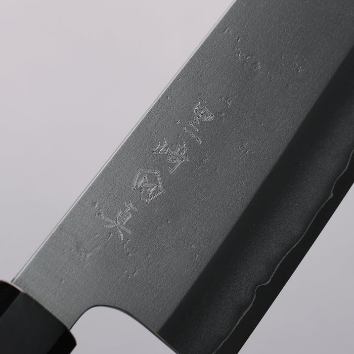 Makoto Kurosaki VG10 Nashiji Santoku  170mm Ebony Wood Handle - Seisuke Knife