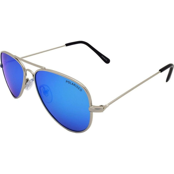 Mangrove Jacks Kids 059, Silver/Ice Blue Mirror Polarised Lenses