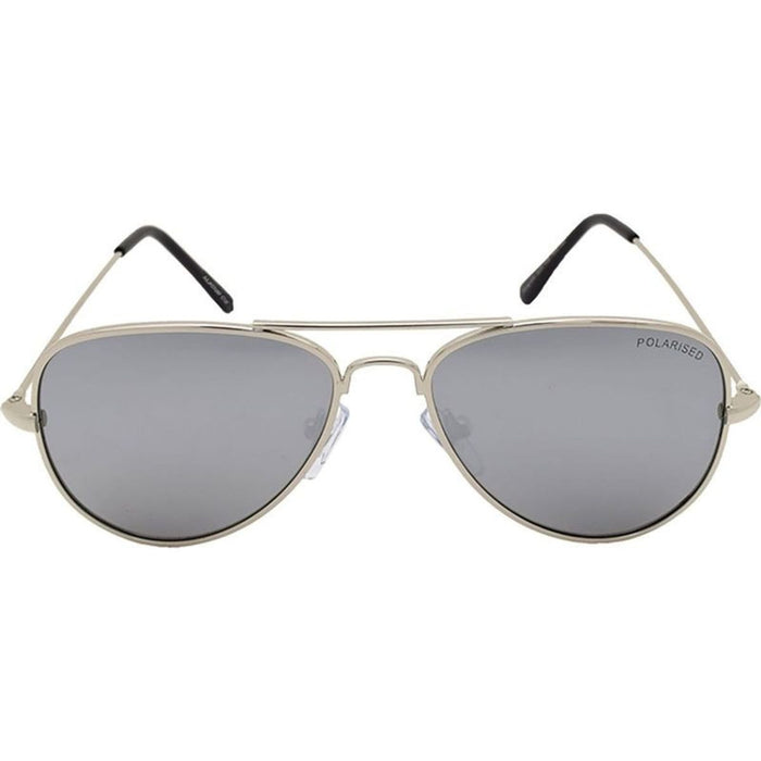 Mangrove Jacks Kids 059, Silver and Black/Silver Mirror Polarised Lenses