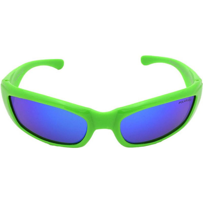Mangrove Jacks Kids 063, Neon Green/Green Mirror Polarised Lenses