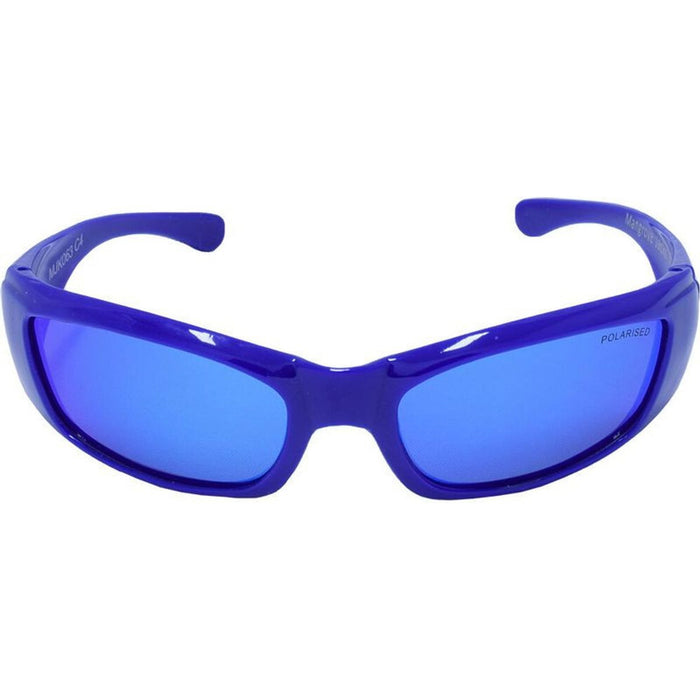 Mangrove Jacks Kids 063, Neon Light Blue/Ice Blue Mirror Polarised Lenses