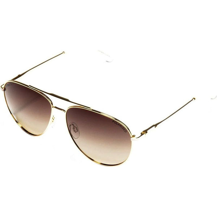 Mara, White and Gold/Brown Gradient Polarised Lenses