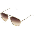 Mara, White and Gold/Brown Gradient Polarised Lenses