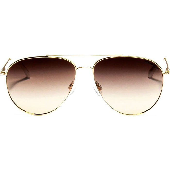 Mara, White and Gold/Brown Gradient Polarised Lenses