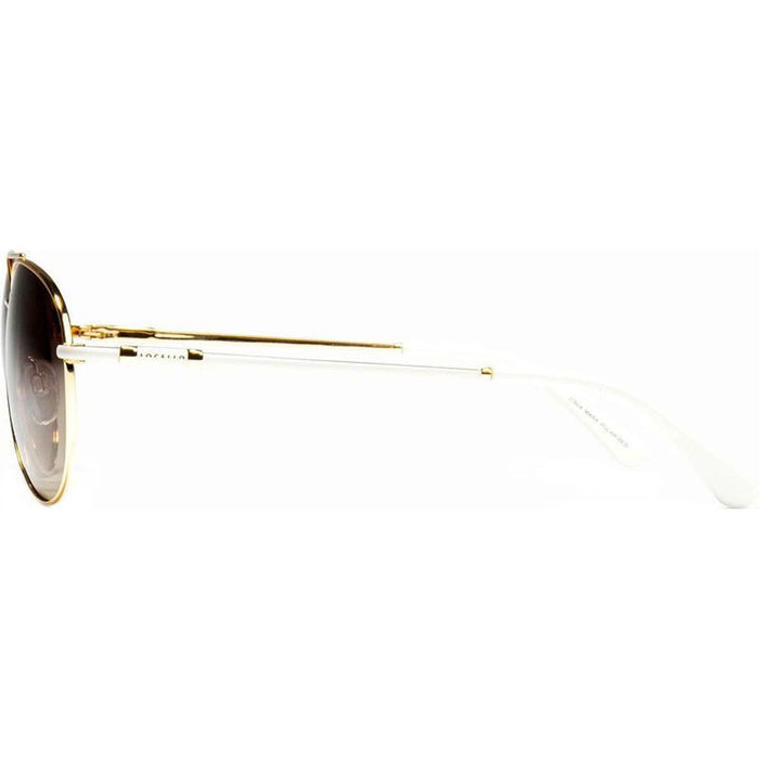 Mara, White and Gold/Brown Gradient Polarised Lenses