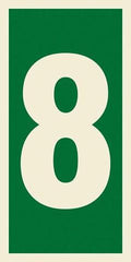 Marine Safety Sign, IMO Life Saving App. Symbol: Number 8
