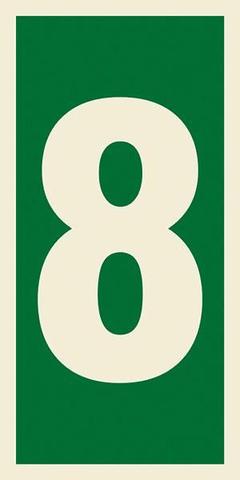 Marine Safety Sign, IMO Life Saving App. Symbol: Number 8