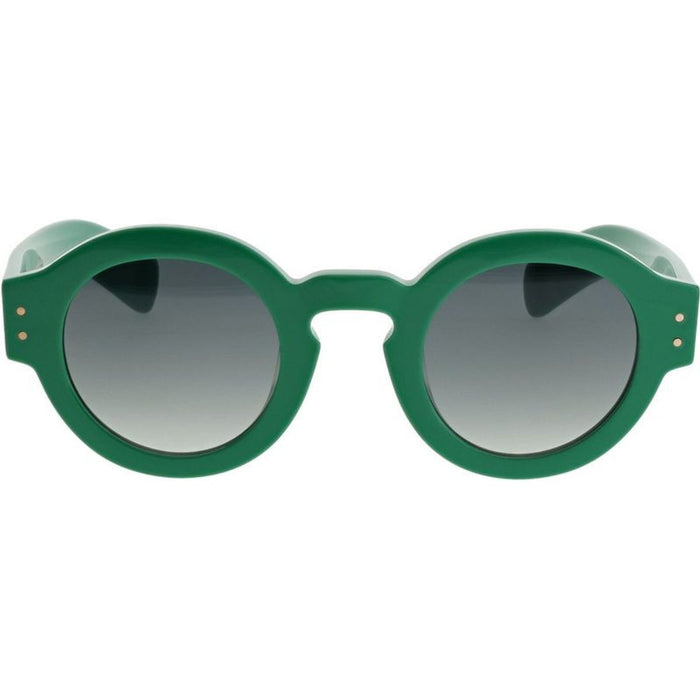 Martin, Monochrome Green/Grey Gradient Lenses