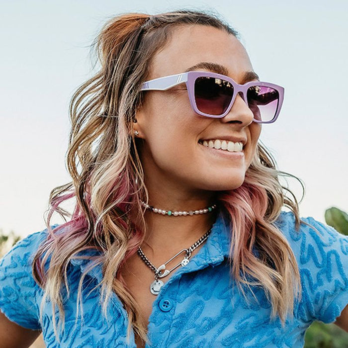 Mave, Lilly Gloss Lavender/Violet Peach Gradient Polarised Lenses