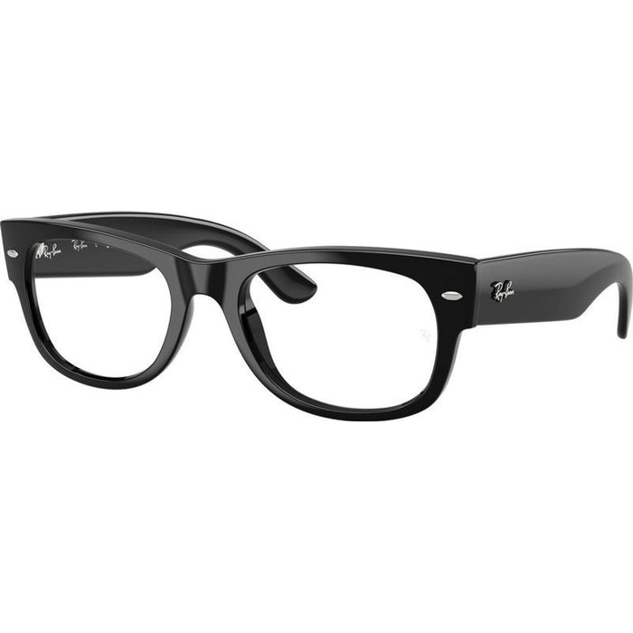 Mega Wayfarer II RX0832V, Black/Clear Lenses