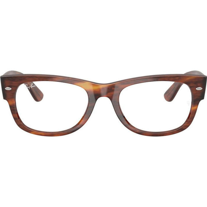 Mega Wayfarer II RX0832V, Striped Havana/Clear Lenses