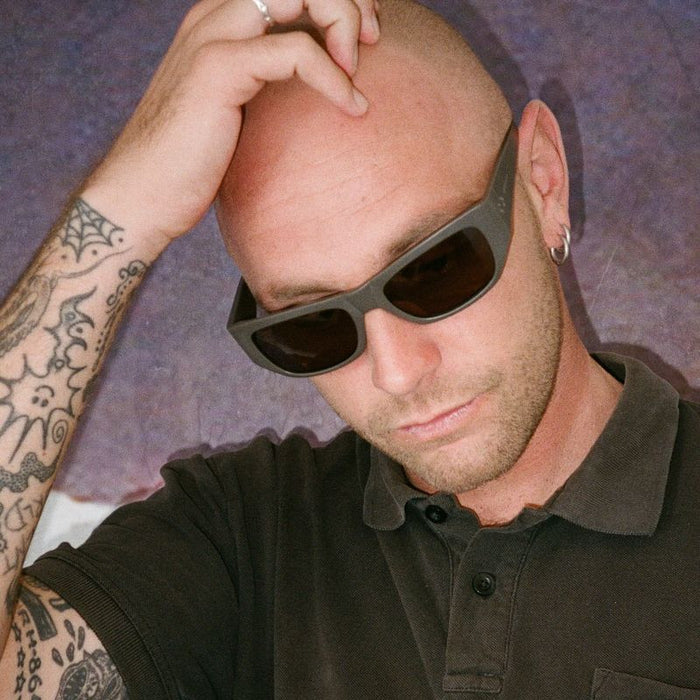 Memphis, Memphis x Occy Polished Gunmetal/Black Polarised Lenses