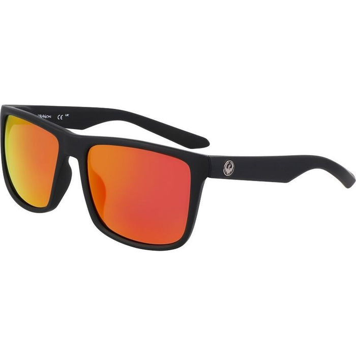 Meridien, Matte Black/Red Ionised Polarised Lenses
