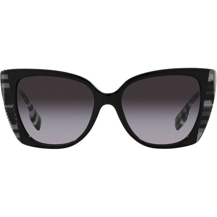 Meryl BE4393, Black Check White Black/Dark Grey Gradient Lenses