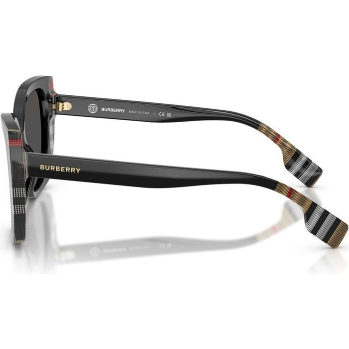 Meryl BE4393, Black and Vintage Check/Dark Grey Lenses
