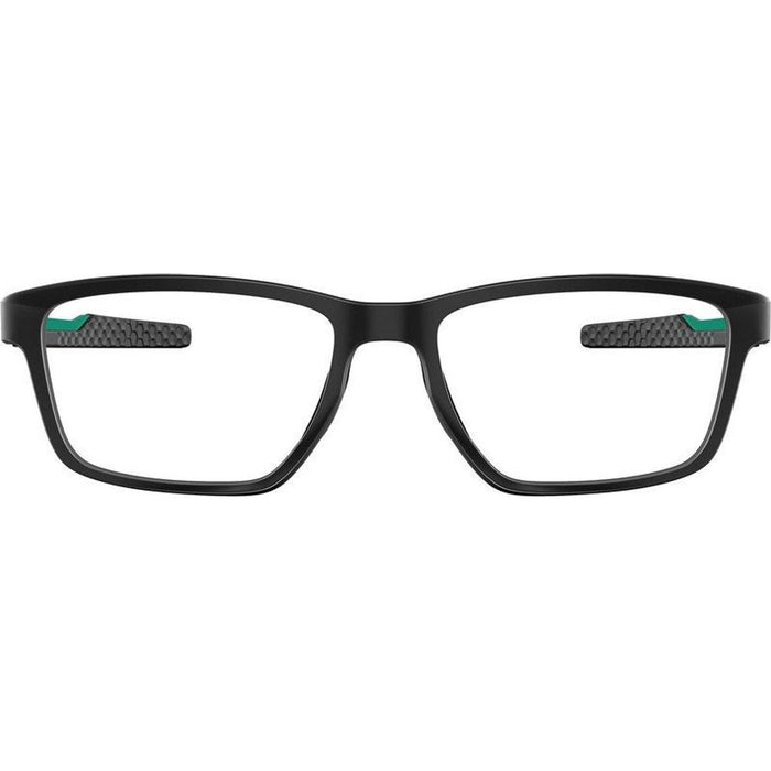 Metalink OX8153, Satin Black and Green/Clear Lenses 55 Eye Size