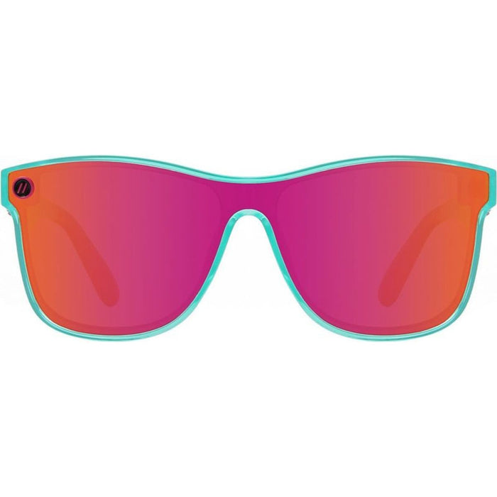Millenia X2, Dance Electric Gloss Crystal Teal/Hot Pink Mirror Polarised Lenses