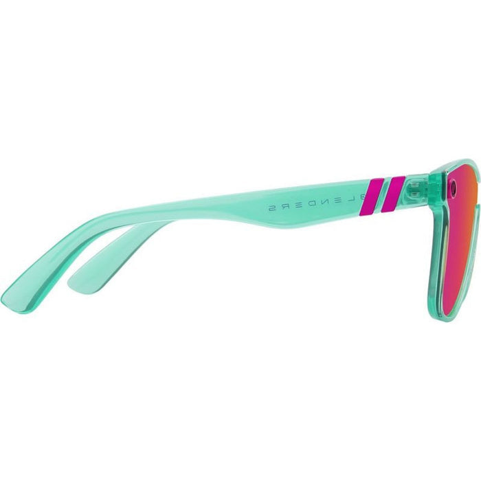 Millenia X2, Dance Electric Gloss Crystal Teal/Hot Pink Mirror Polarised Lenses