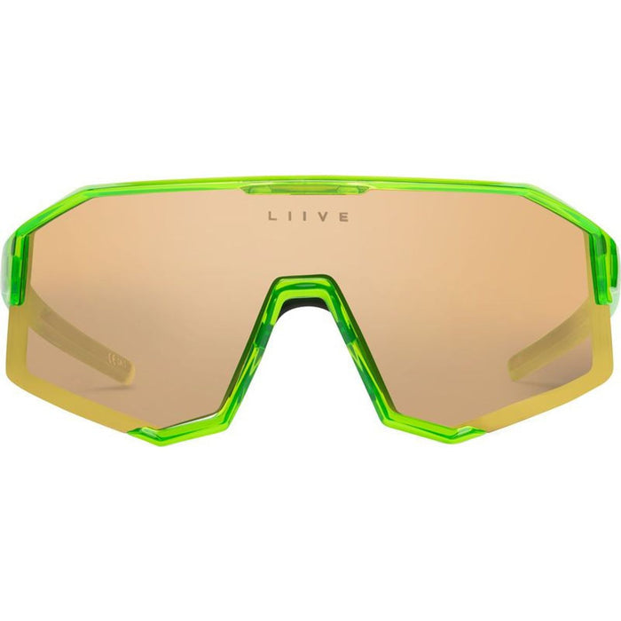 Mirage X, Xtal Fluro Green/Gold Mirror Lenses