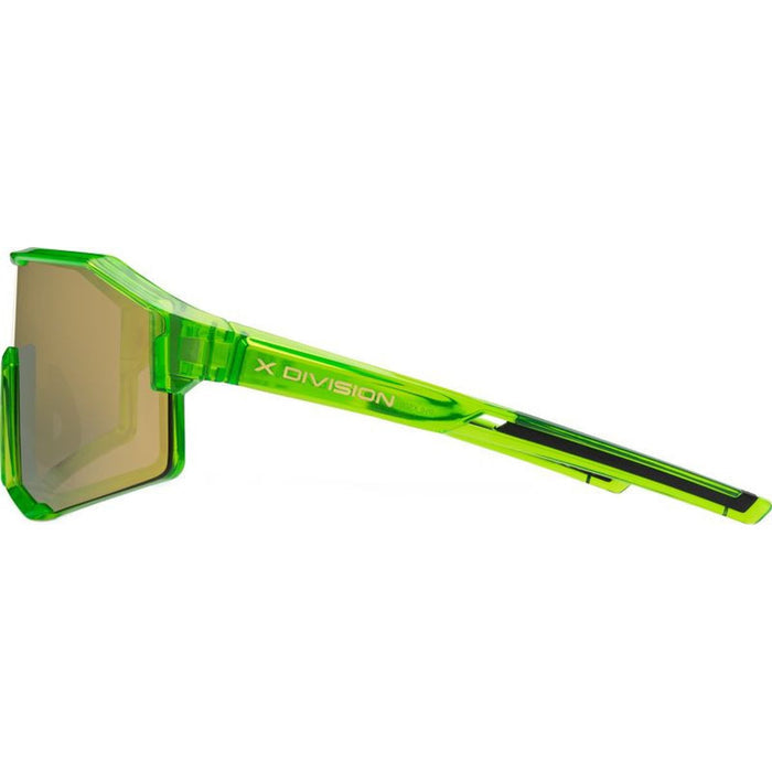 Mirage X, Xtal Fluro Green/Gold Mirror Lenses