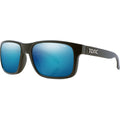 Mo, Matte Black/Blue Mirror Polarised Glass Lenses