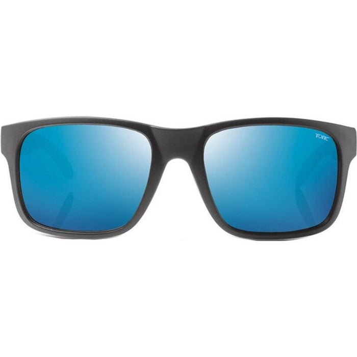 Mo, Matte Black/Blue Mirror Polarised Glass Lenses