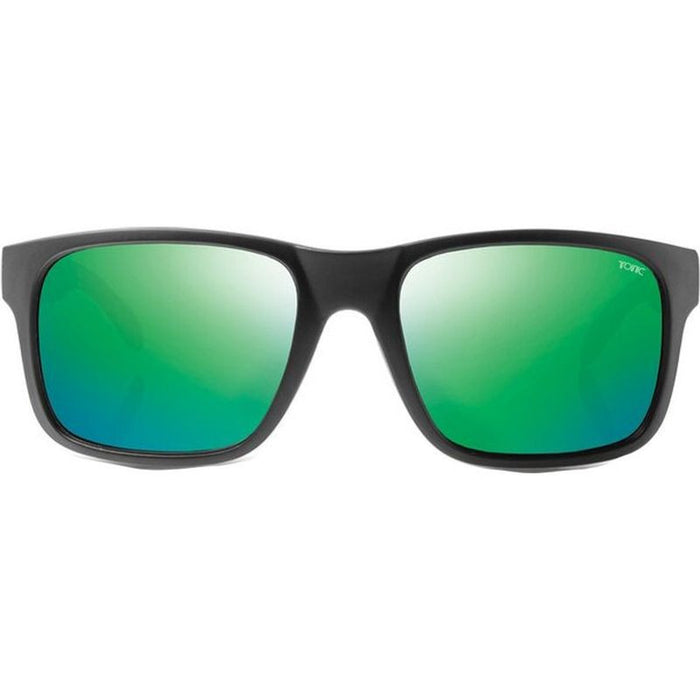 Mo, Matte Black/Green Mirror Polarised Glass Lenses