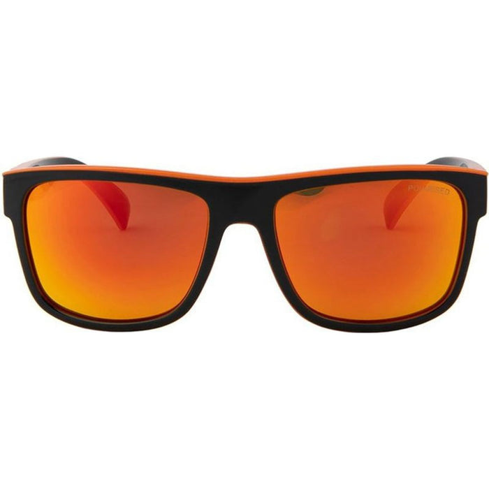 Mobster, Black and Orange/Orange Mirror Polarised Lenses