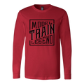 Model Train Legend - Unisex Long Sleeve T-Shirt, Multi Colors, Extended Sizes, Shipping Included