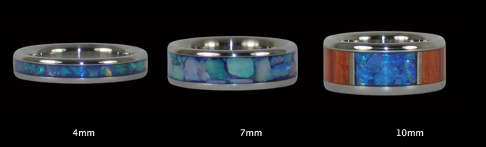 Monkey Pod Titanium Ring