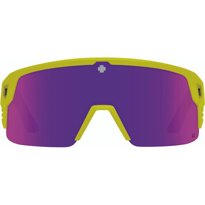 Monolith 5050, Matte Neon Yellow/Happy Bronze Purple Spectra Mirror Lenses