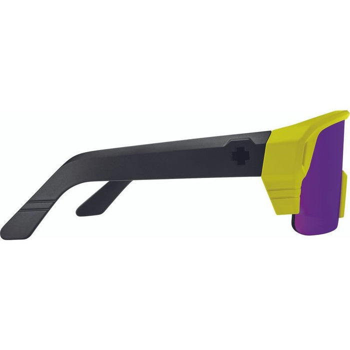 Monolith 5050, Matte Neon Yellow/Happy Bronze Purple Spectra Mirror Lenses