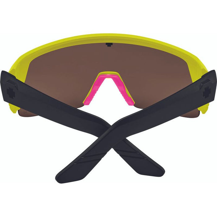 Monolith 5050, Matte Neon Yellow/Happy Bronze Purple Spectra Mirror Lenses